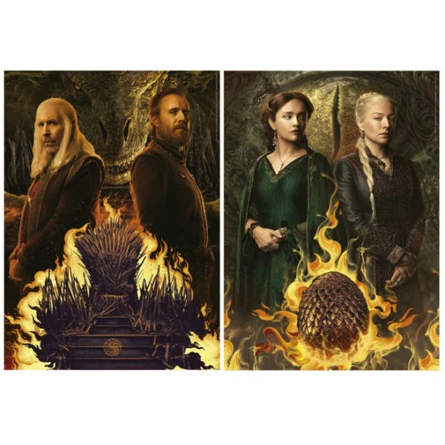 Παζλ, Educa, Game of Thrones, Home of the Dragon, 2 x 500 κομμάτια
