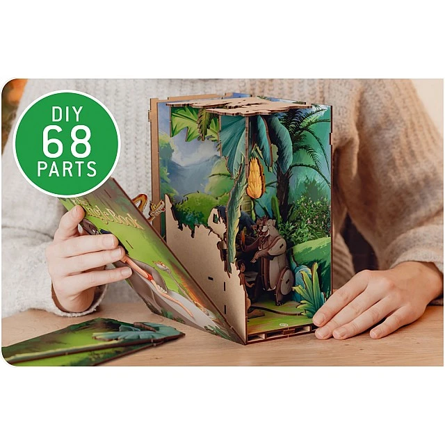 Μοντέλο συναρμολόγησης με φως LED, Revell, The Jungle Book, Small Worlds για συναρμολόγηση, 68 μέρη