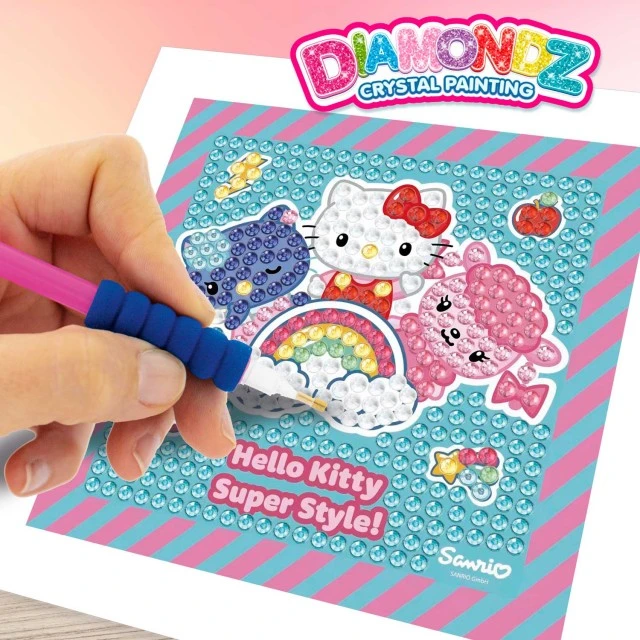 Κιτ ζωγραφικής με διαμάντια DIAMONDZ, Hello Kitty για αρχάριους
