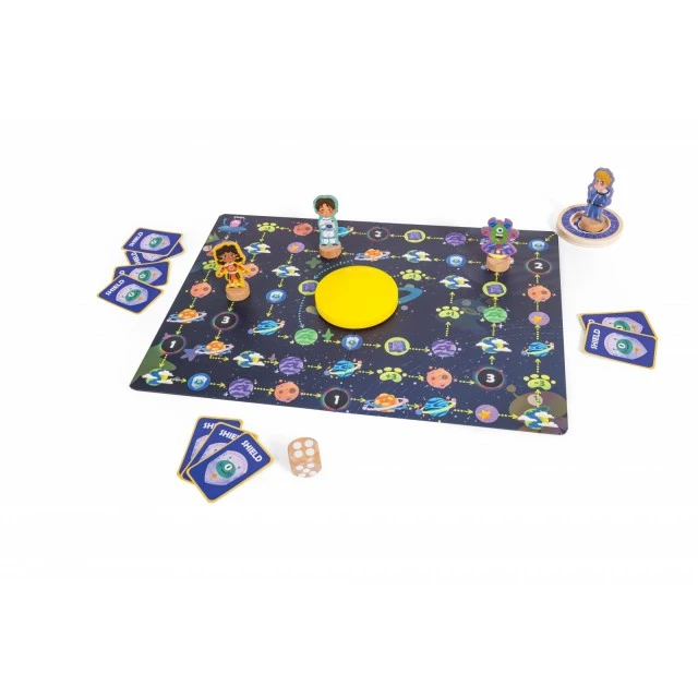 Επιτραπέζιο παιχνίδι, Hape, Intergalactic Race for Star Power, 22 τεμάχια