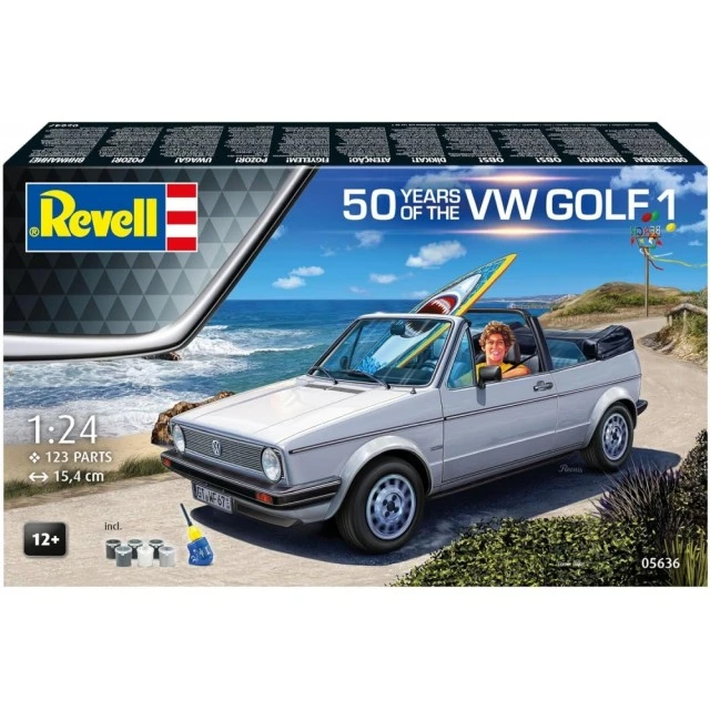 Συναρμολογούμενο μοντέλο, Revell, επετειακό σετ δώρου 50 χρόνια VW Golf 1