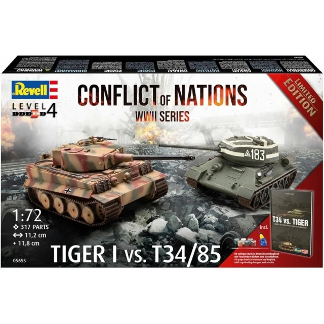 Μοντέλο κτιρίου, Revell, Σύγκρουση των Εθνών, Β’ Παγκόσμιος Πόλεμος, Σετ με το βιβλίο