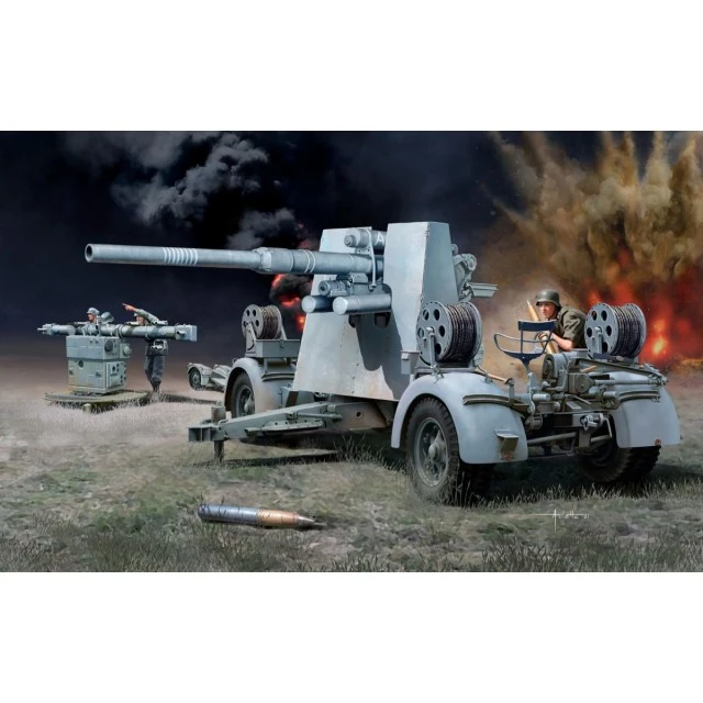 Συναρμολογημένο μοντέλο 8,8 cm Flak 37 + Sd.Anh.202, 196 μέρη