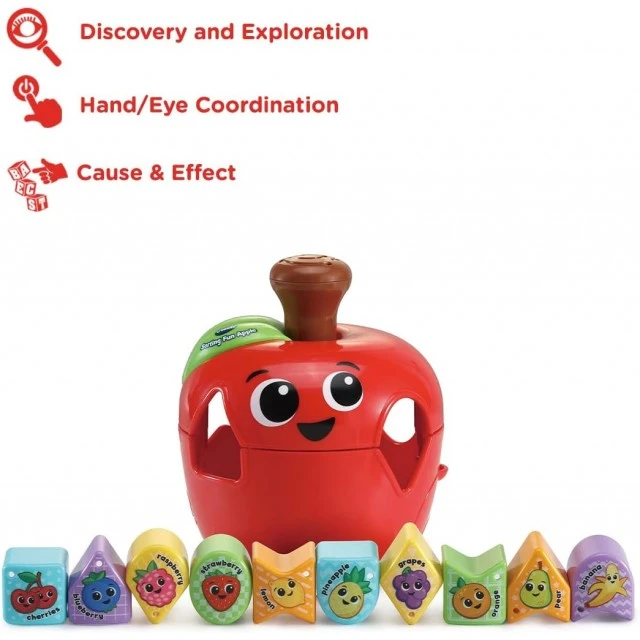 Διαδραστικό παιχνίδι Sorter Apple, 13,3 x 11,9 x 17,8 cm