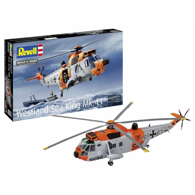 Μοντέλο συναρμολόγησης, Revell, Ελικόπτερο Westland Sea King Mk.41, 132 ανταλλακτικά