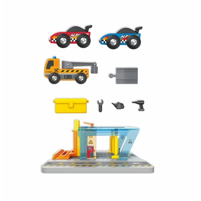 Σετ σιδηροδρομικών υπηρεσιών, Hape, 11 τεμάχια