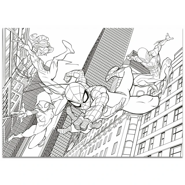 Παζλ, Lisciani, Spiderman, Παζλ διπλής όψης 2 x 48 τεμαχίων