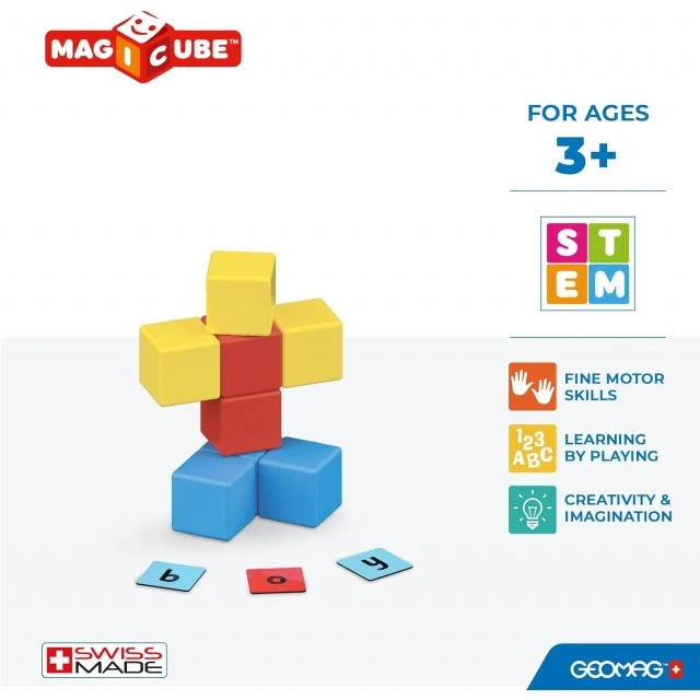 Μαγνητικός κατασκευαστής Magicube, Δημιουργία λέξεων 258, 55 κομμάτια