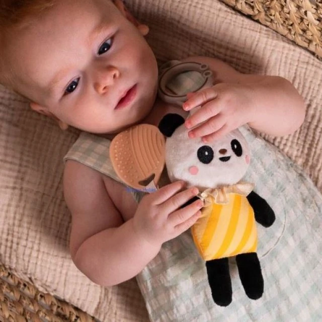 Μωρουδιακή μαλακή κουδουνίστρα, Taf Toys, Panda Pamela