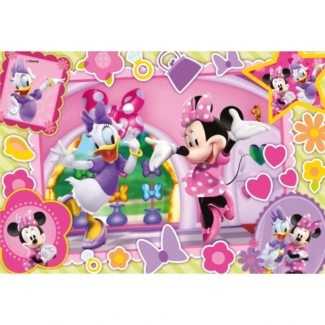 Παζλ, Lisciani, Minnie Mouse, Παζλ διπλής όψης 2 x 24 τεμαχίων