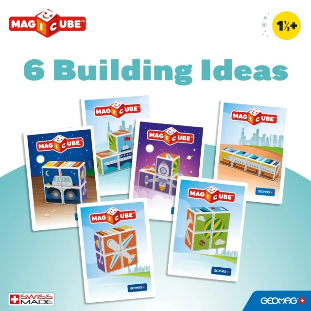 Magicube Magnetic Building Block, Vehicles and Maps 131, 11 Pieces