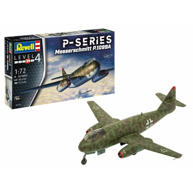 Μοντέλο συναρμολόγησης, Revell, Γερμανικό μαχητικό Messerschmitt P.1099A, 60 τεμάχια