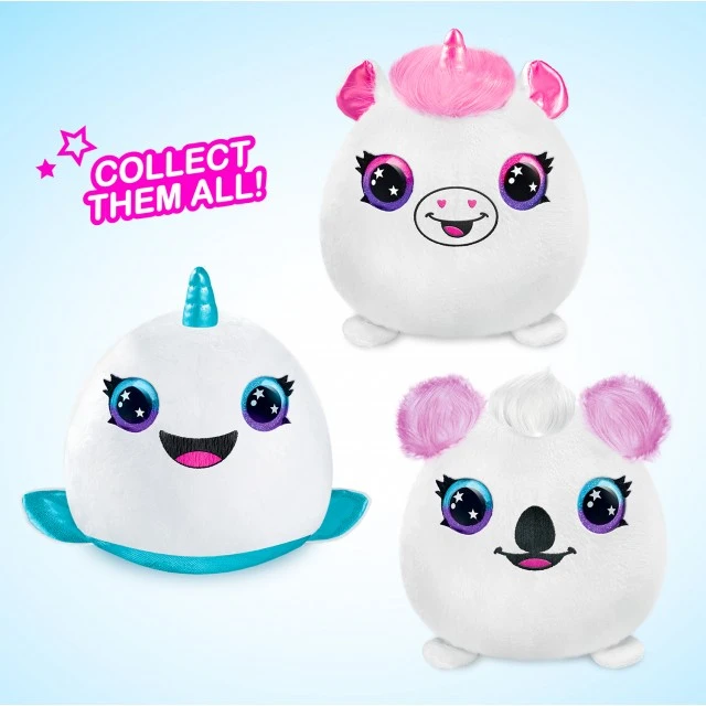 Σετ δημιουργικής δημιουργίας, Canal Toys, Μίνι λούτρινο παιχνίδι για χρωματισμό, Νέον, 15 εκ.