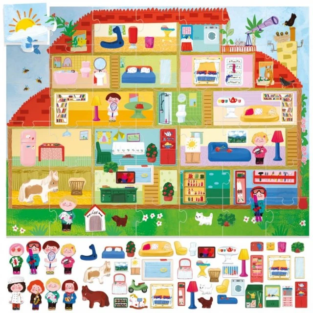 Εκπαιδευτικό σετ Puzzle Κουκλόσπιτο