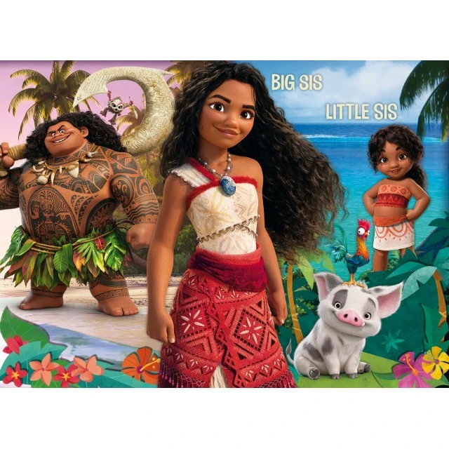 Παζλ, Lisciani, Moana 2, Παζλ διπλής όψης 108 τεμαχίων
