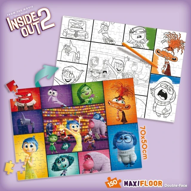 Παζλ, Lisciani, Inside Out 2, Παζλ διπλής όψης 150 τεμαχίων