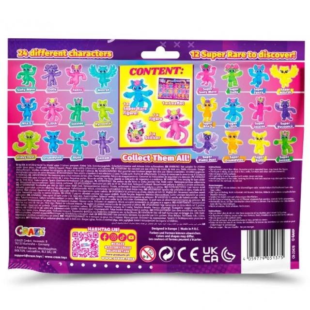 Συλλεκτική Φιγούρα, Craze, Mini Stretchable Creatures, Minis Double