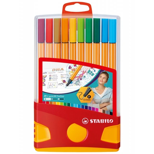 Σετ στυλό, Stabilo, Point 88 Color Parade ST8820-031, 20 χρώματα