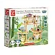 Ξύλινο σετ Bamboo panda house, 25 τεμαχίων