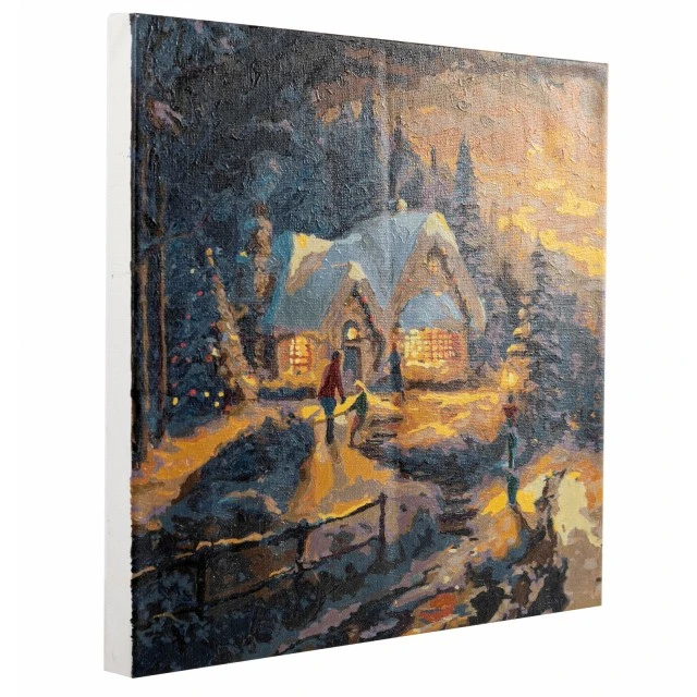 Κιτ τέχνης Paint by number, Homecoming for Christmas, 30 x 30 cm