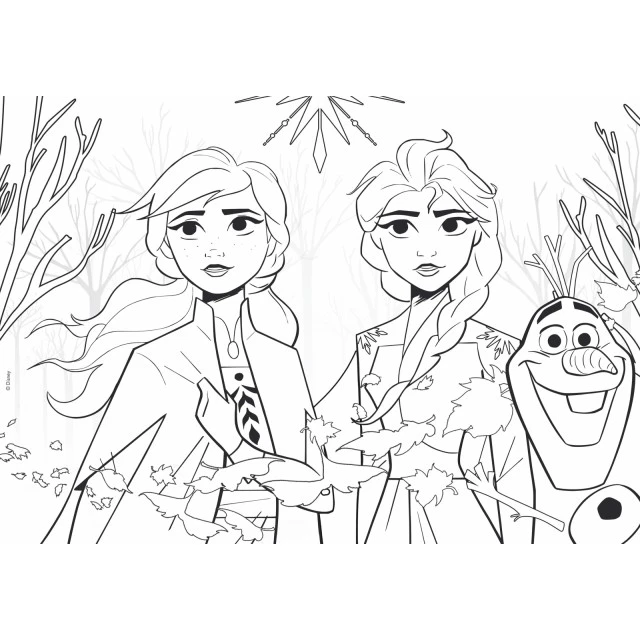 Παζλ, Lisciani, Frozen 2, Παζλ διπλής όψης 60 τεμαχίων