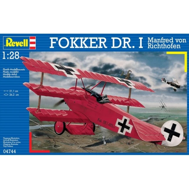 Μοντέλο συναρμολόγησης Fokker Dr.1 Manfred von Richthofen, 66 μέρη