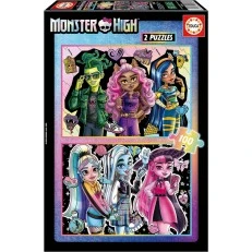 Παζλ Monster High 2 σε 1, 2 x 100 τεμάχια