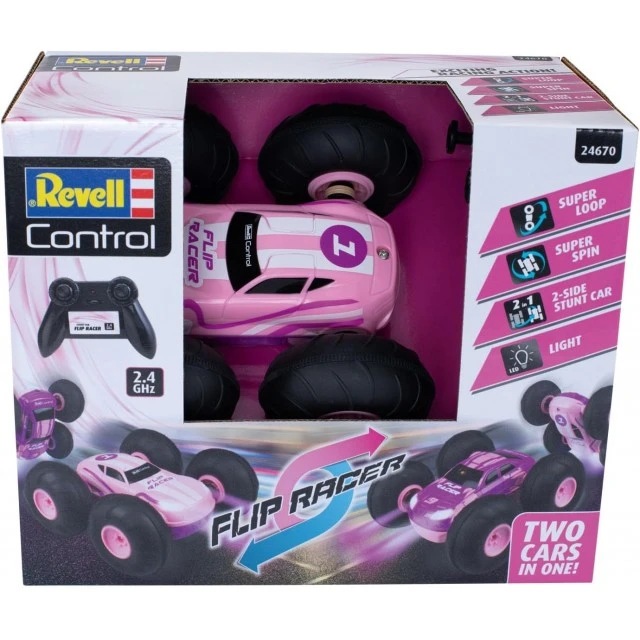 Αυτοκίνητο τηλεκατευθυνόμενο Revell Flip Racer RC ροζ