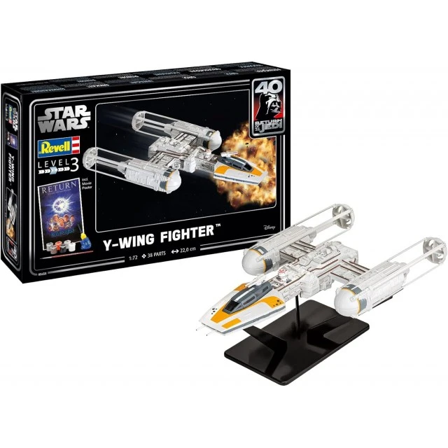 Star Wars Y-wing Fighter 38 Piece Model Kit