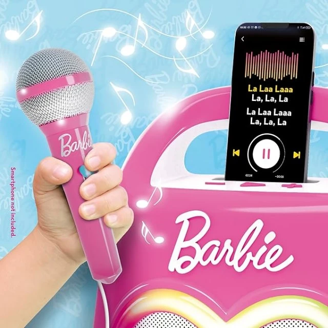 Σετ ηχείων Karaoke, Lisciani, Barbie, Bluetooth με μικρόφωνο