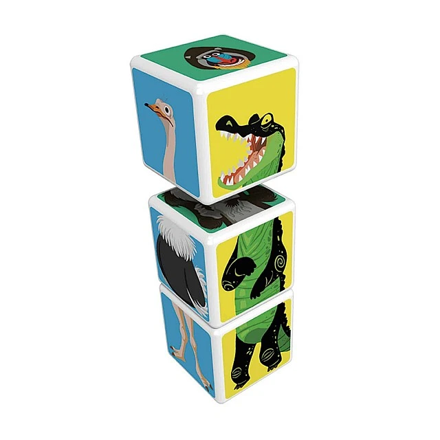 Magicube Magnetic Building Set, Savannah Animals 109, 3 μέρη