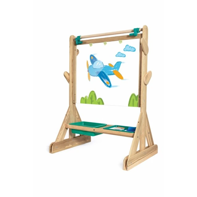 Σετ καβαλέτο Hape Wooden Art Outdoor, 9 Τεμάχια