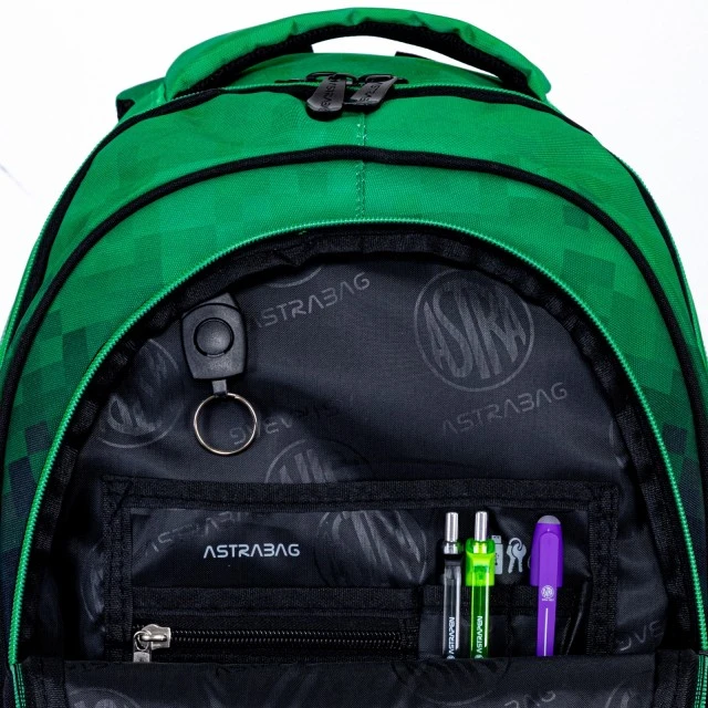 Σχολικό σακίδιο ASTRABAG Pixel hero, AB300, 42 x 30 x 19 cm