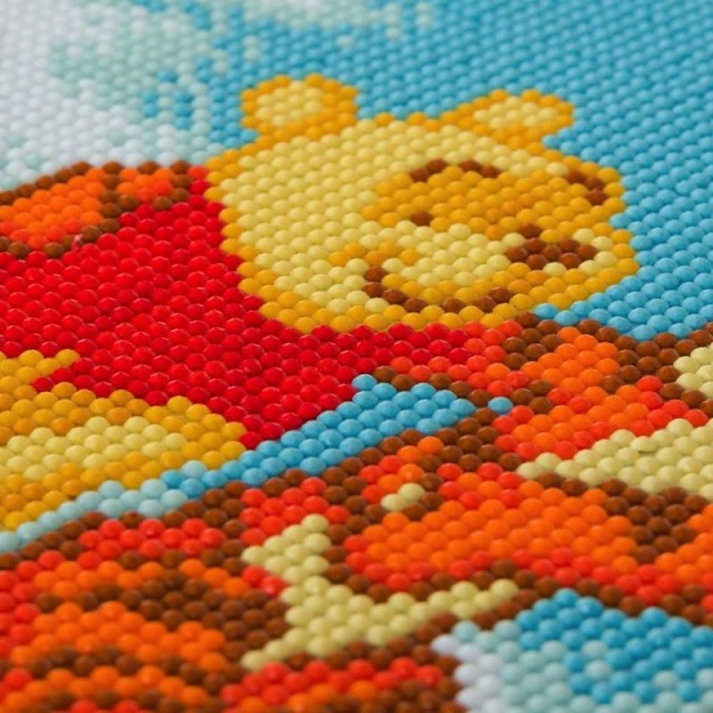 Σετ τέχνης με διαμάντια Pooh and Tigger, 30 x 30 cm, 6 τεμάχια
