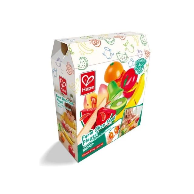 Παιδικό σετ κοπής τσίχλας, Hape, Fruits