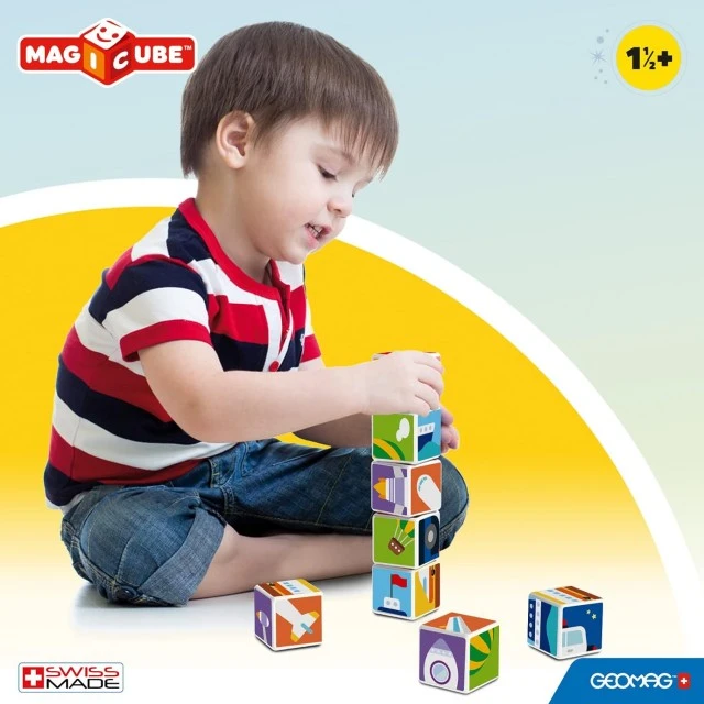 Magicube Magnetic Building Block, Vehicles and Maps 131, 11 Pieces