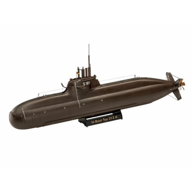 Κιτ μοντέλου συναρμολόγησης, Revell, υποβρύχιο Bundeswehr για την 70ή επέτειο: Wilhelm Bauer, Τύπος 206A, Κλάση 2, 154 ανταλλακτικά
