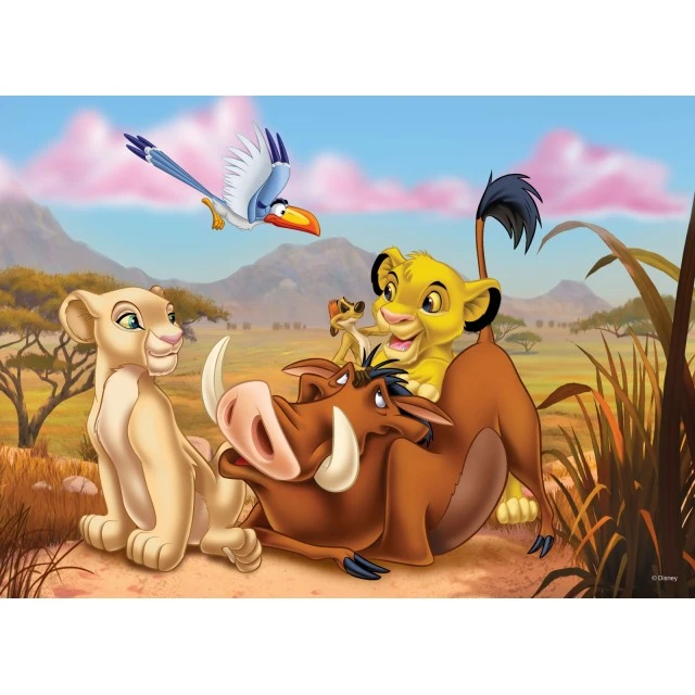 Παζλ, Lisciani, The Lion King, Παζλ διπλής όψης 24 τεμαχίων