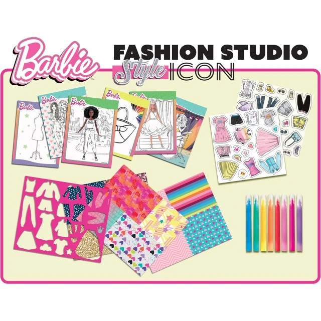 Δημιουργικό σετ, Lisciani, Barbie, Φάκελος στούντιο μόδας, Εικονίδιο μόδας