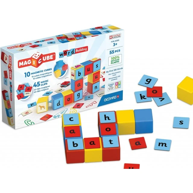 Μαγνητικός κατασκευαστής Magicube, Δημιουργία λέξεων 258, 55 κομμάτια