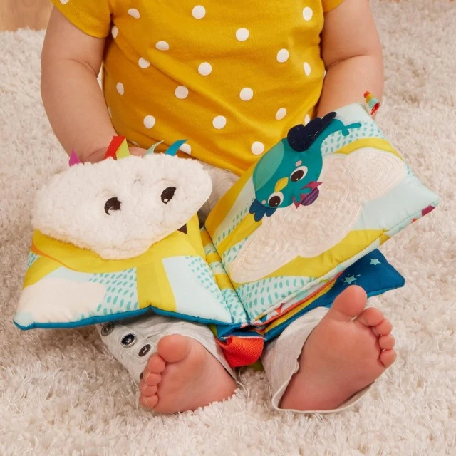 Διαδραστικό παιχνίδι Sensory baby book Rainbow, 15 x 4 x 16 cm