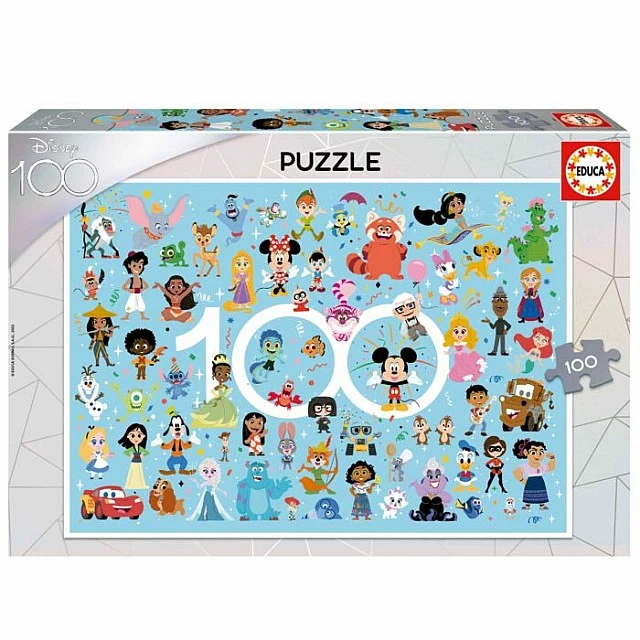Puzzle, Educa, 100 χρόνια Disney, 100 κομμάτια
