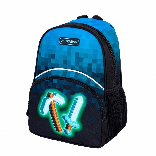 Παιδικό σακίδιο πλάτης ASTRABAG Pixels, AB300, 32 x 22 x 10 cm