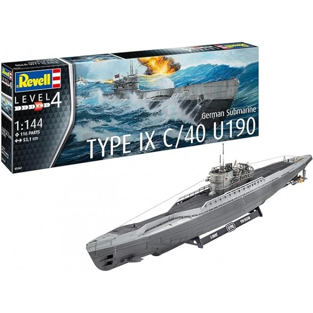 Μοντέλο συναρμολόγησης, Revell, γερμανικό υποβρύχιο IX C-40 (U190)