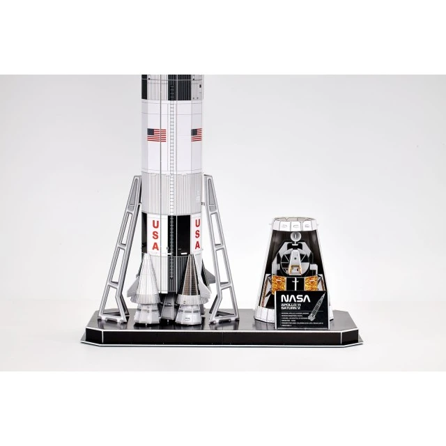 Τρισδιάστατο παζλ Apollo 11 Saturn V, 136 τεμαχίων