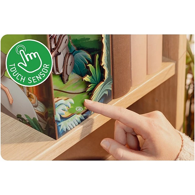 Μοντέλο συναρμολόγησης με φως LED, Revell, The Jungle Book, Small Worlds για συναρμολόγηση, 68 μέρη