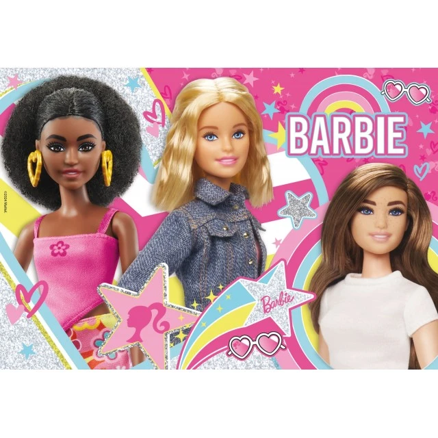 Παζλ Lisciani Barbie Φίλες για πάντα γυαλιστερό παζλ 60 κομμάτια