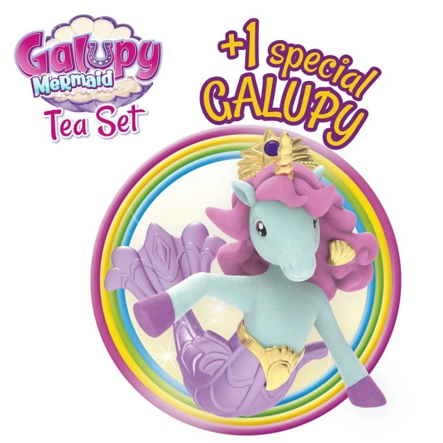 Σετ ειδώλια Galupy Mermaid, Σετ τσαγιού, 5 τεμάχια