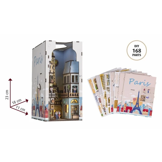Μοντέλο συναρμολόγησης με φως LED, Revell, Paris, Small Worlds για συναρμολόγηση, 168 τεμάχια