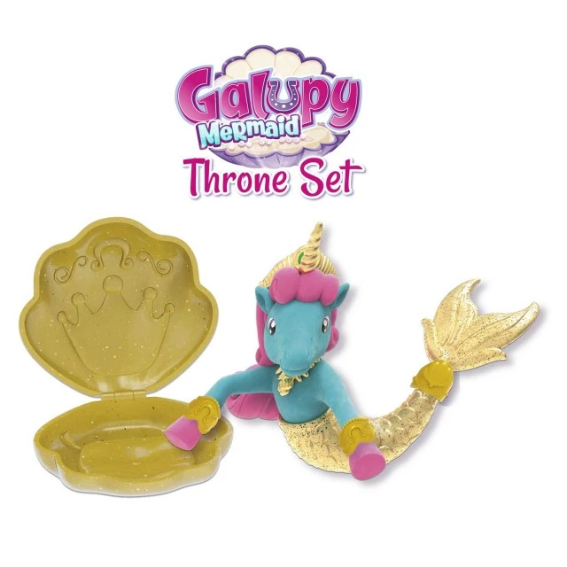 Σετ ειδώλια Galupy Mermaid Throne, 5 τεμάχια